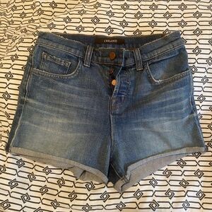 J Brand Denim Cutoffs 25